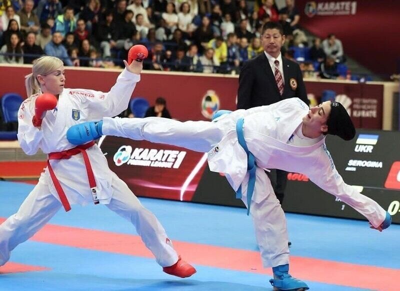 Iran is in third place in the Karate 1, throwing