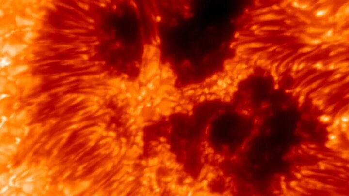 The largest solar telescope in the world takes a picture of the sun